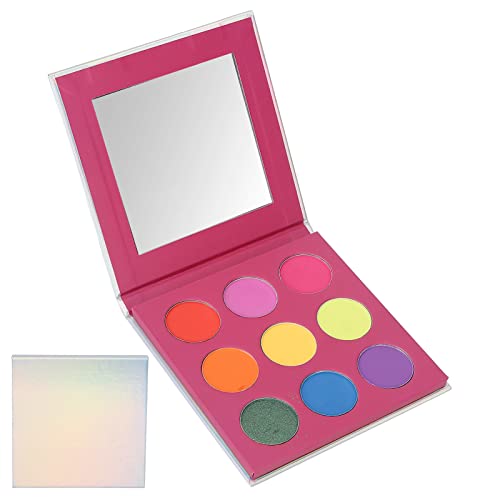 9 Farben Lidschatten kompakt, mischbar 5g / 0.18oz Lidschatten Palette für Party zum Jäten von Shanrya