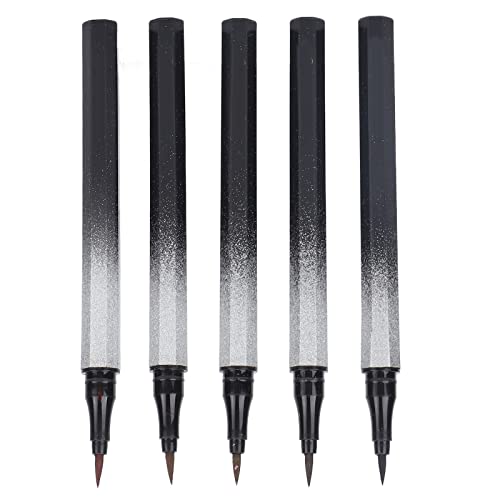 Eyeliner-Stift-Set, Eyeliner-Make-up-Set 5-teilig, wasserdicht, ultradünn und bequem für den täglichen Gebrauch von Shanrya