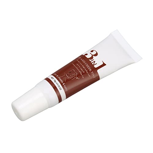 Matte Lip Tint, Cheek Lip Mud Langlebiger 3-in-1-pigmentierter Lidschatten für die Weihnachtsfeier (#6) von Shanrya