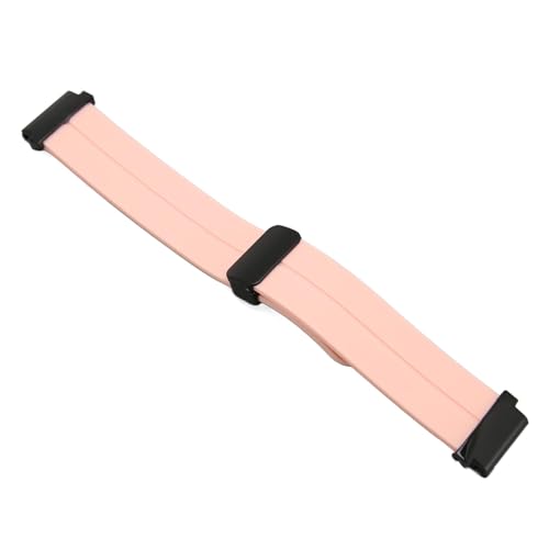 Shanrya Uhrenarmband, 0,79 Zoll Armband, Hautfreundliches, Wasserdichtes Silikon, Weich für den Täglichen Gebrauch (PINK) von Shanrya