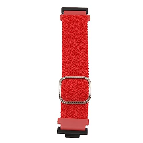 Uhrenarmband, Atmungsaktiv, Verstellbare Schnalle, Schnell Trocknend, Uhren-Ersatzarmband, Entfernen für den Sport (Rot) von Shanrya