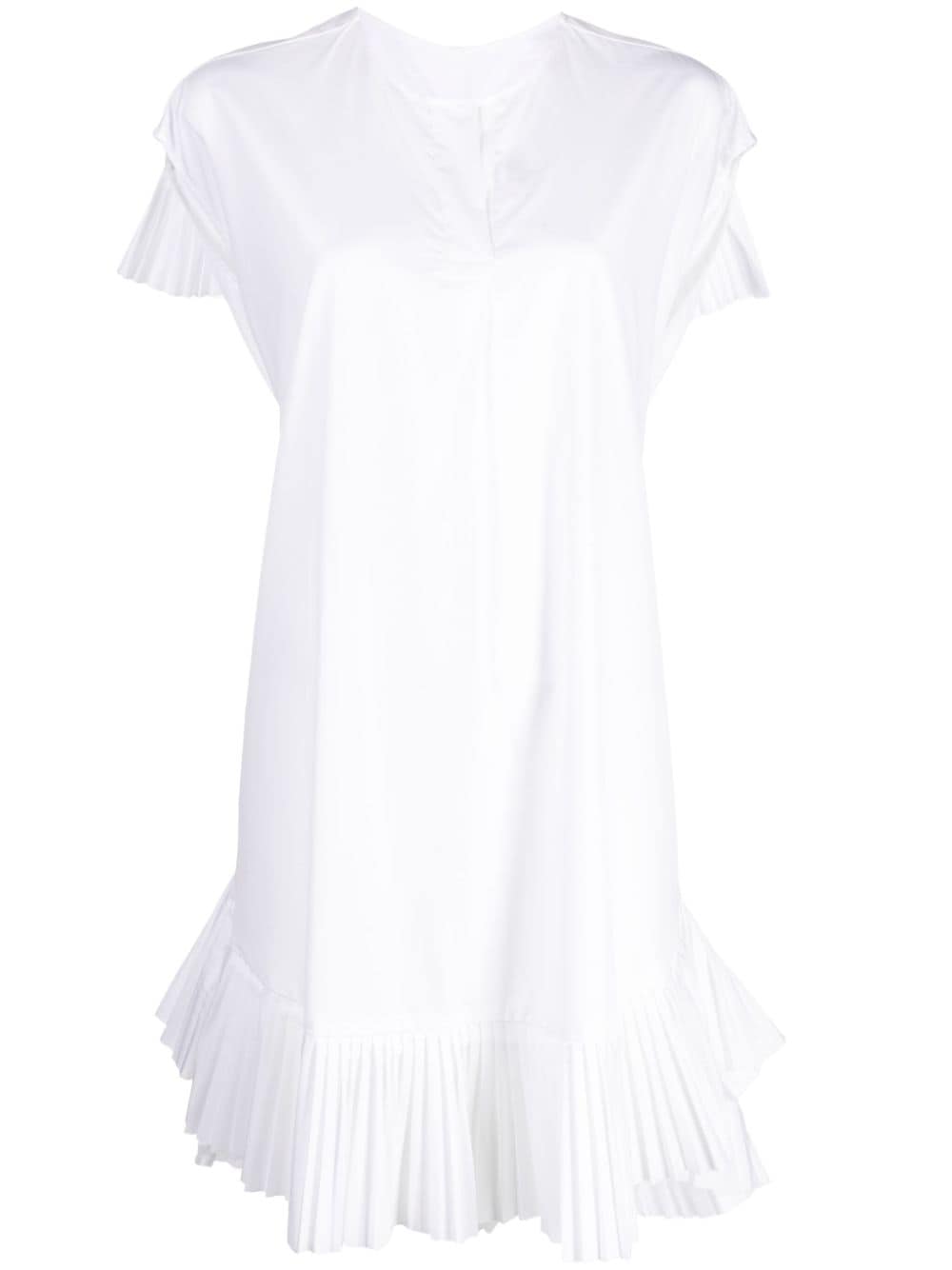 Shanshan Ruan Kleid mit V-Ausschnitt - Weiß von Shanshan Ruan