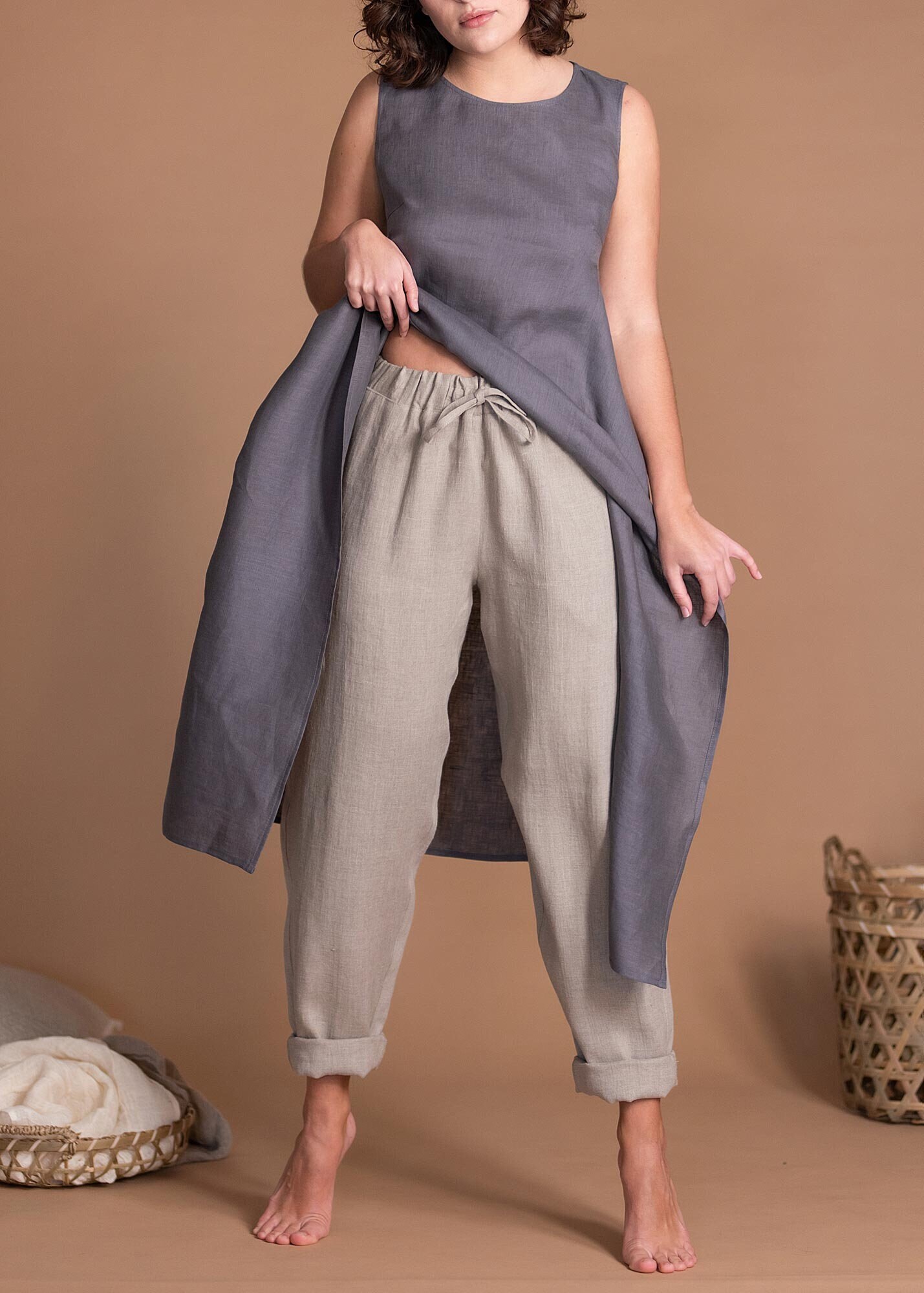 Leinenhose Sita | Damen Hose Nach Maß von ShantimaShop