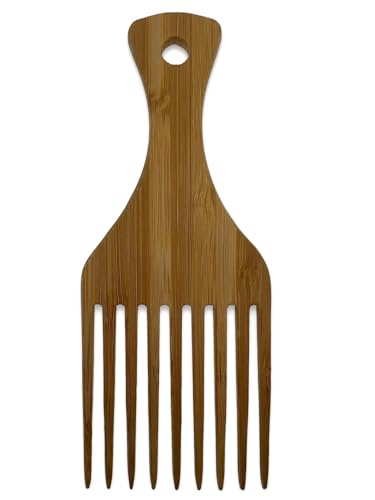 Shaorangrang Afrikanischer Haarkamm - Natürlicher hölzerner afrikanischer Haarkamm für Männer und Frauen - Afrikanischer Haarkamm mit breiten Zähnen aus Holz von Shaorangrang