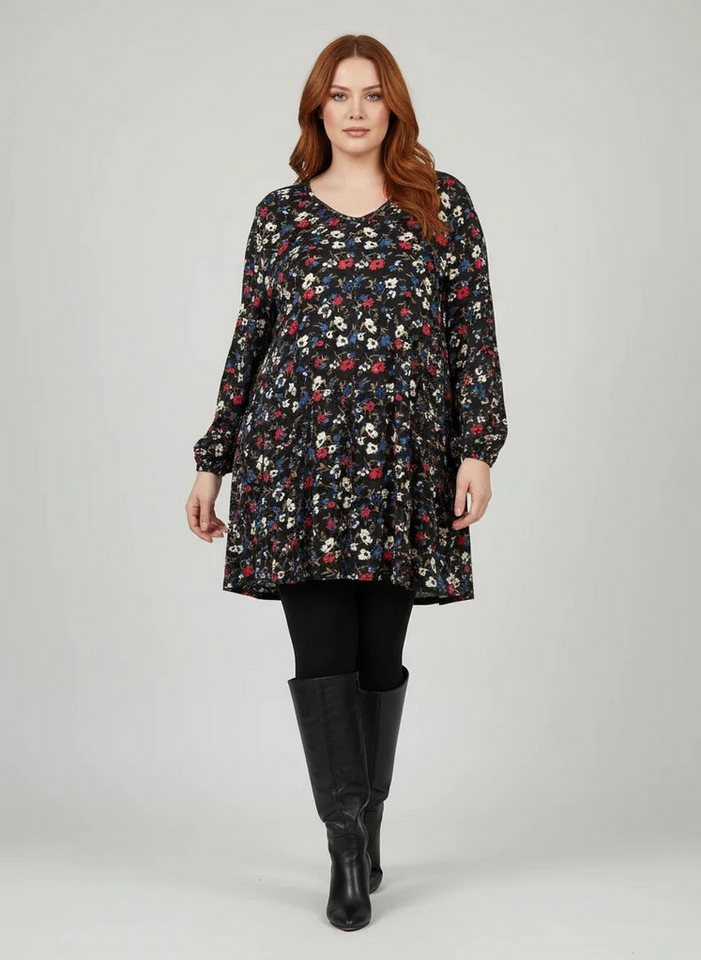 Shape of You Blusentop Blumenmuster Plissee-Bluse Shape of You Blusentop Blumenmuster Plissee-Bluse von Shape of You