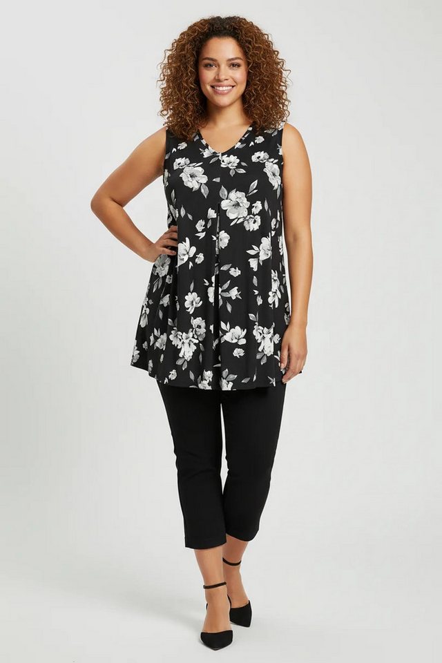 Shape of You Blusentop Blumiges ärmelloses Top Shape of You Blusentop Blumiges ärmelloses Top von Shape of You