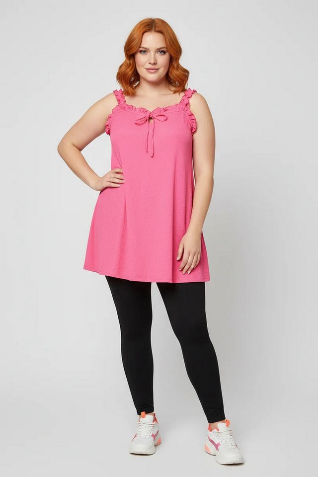 Shape of You Blusentop Gerüschte Trägerbluse mit Schnürdetail Shape of You Blusentop Gerüschte Trägerbluse mit Schnürdetail von Shape of You