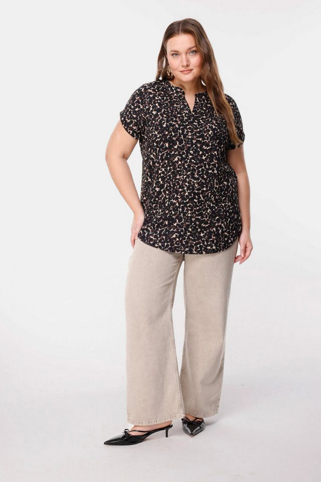 Shape of You Blusentop Leopardenmuster-Bluse von Shape of You