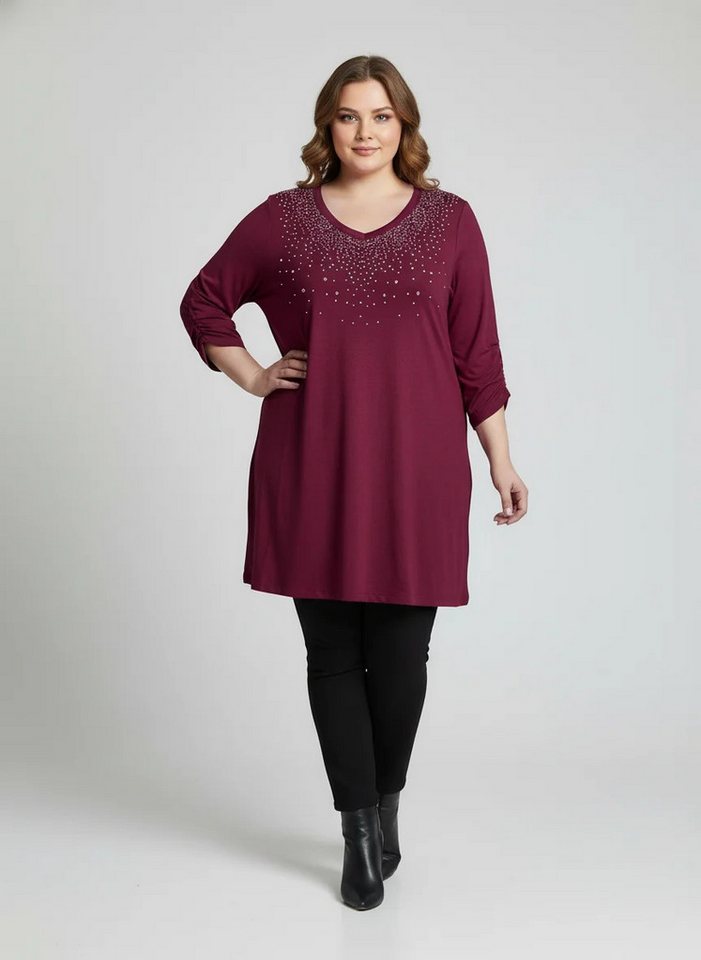 Shape of You Blusentop Reißverschluss Detail Drapierte Bluse Shape of You Blusentop Reißverschluss Detail Drapierte Bluse von Shape of You