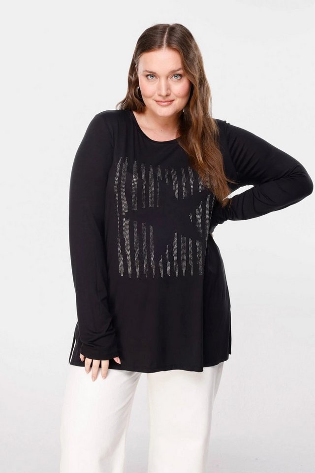 Shape of You Blusentop Stein Detail Langarmbluse Shape of You Blusentop Stein Detail Langarmbluse von Shape of You