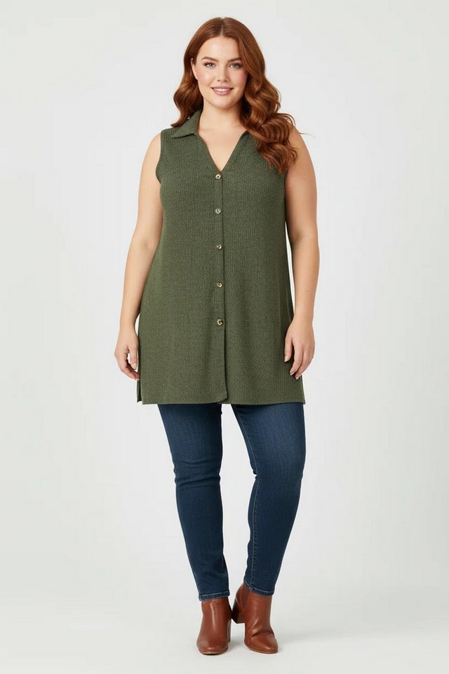 Shape of You Blusentop Texturiertes ärmelloses Top Shape of You Blusentop Texturiertes ärmelloses Top von Shape of You