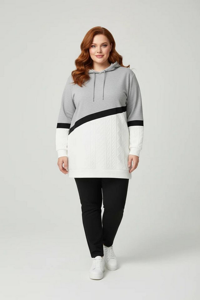 Shape of You Kapuzenpullover Farbblock Strick Kapuzenpullover Shape of You Kapuzenpullover Farbblock Strick Kapuzenpullover von Shape of You