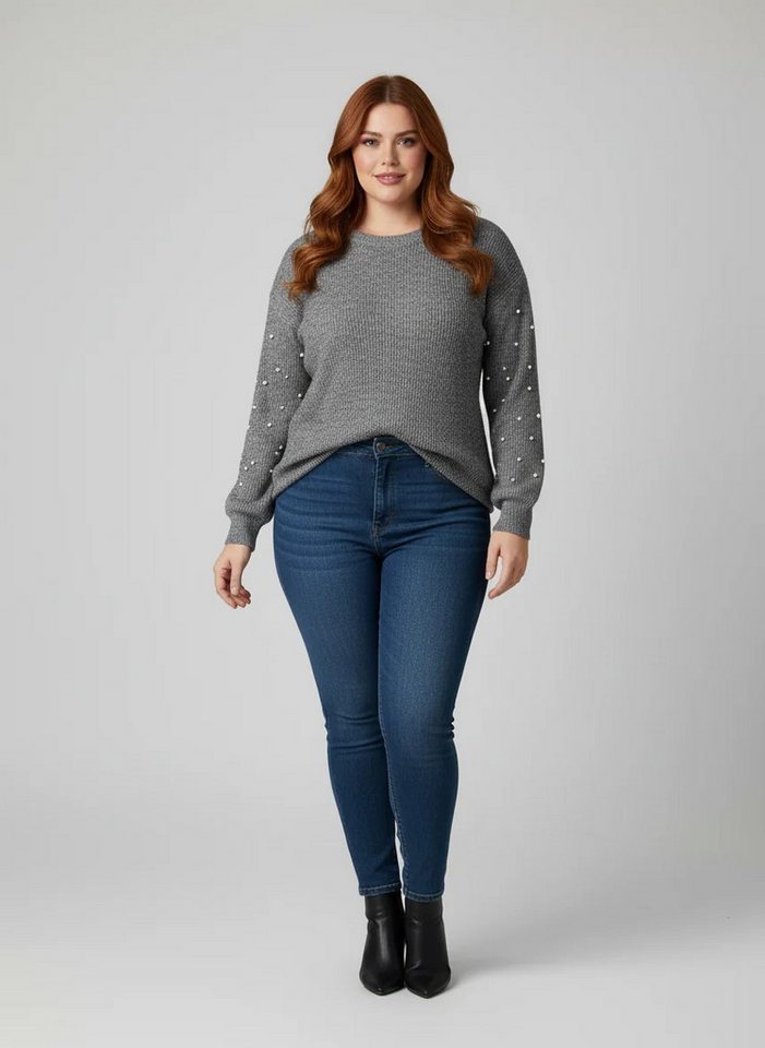 Shape of You Kapuzenpullover Perlenbesetzter Pullover von Shape of You