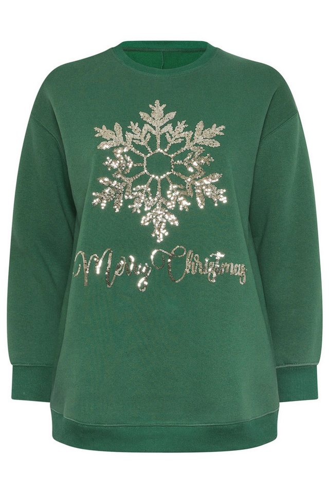 Shape of You Kapuzenpullover Sweatshirt mit Schneeflockenmuster von Shape of You