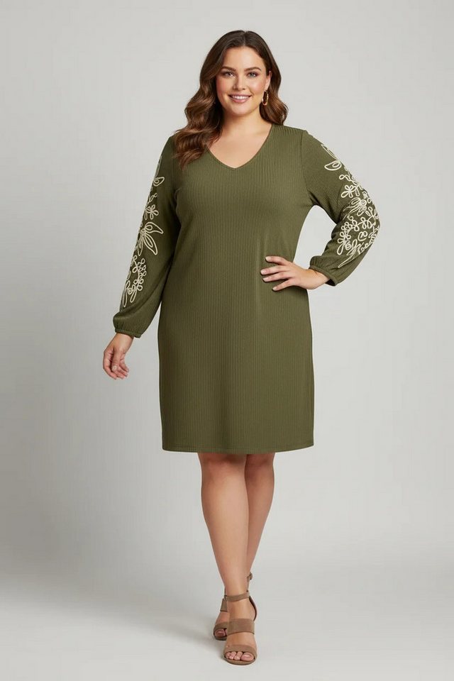 Shape of You Minikleid Besticktes V-Ausschnitt Kleid Shape of You Minikleid Besticktes V-Ausschnitt Kleid von Shape of You