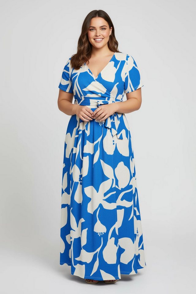 Shape of You Minikleid Blumenumschlagkleid von Shape of You