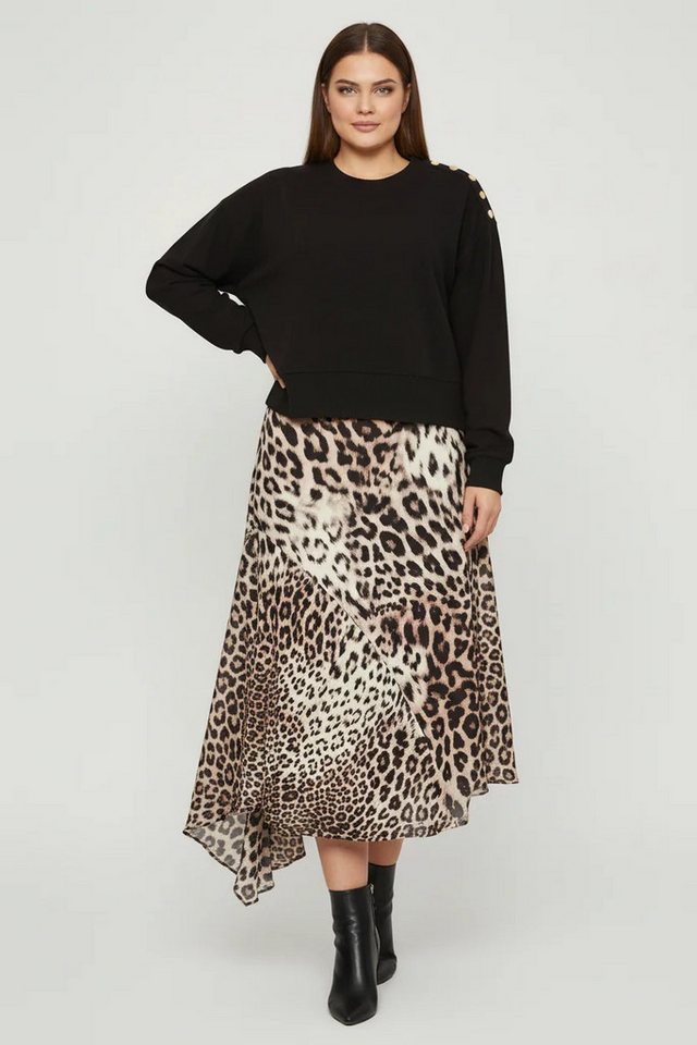 Shape of You Minikleid Leopardenmuster Midi-Kleid Shape of You Minikleid Leopardenmuster Midi-Kleid von Shape of You