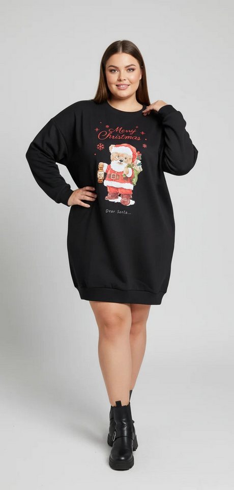 Shape of You Minikleid Teddybär Sweatshirt-Kleid Shape of You Minikleid Teddybär Sweatshirt-Kleid von Shape of You