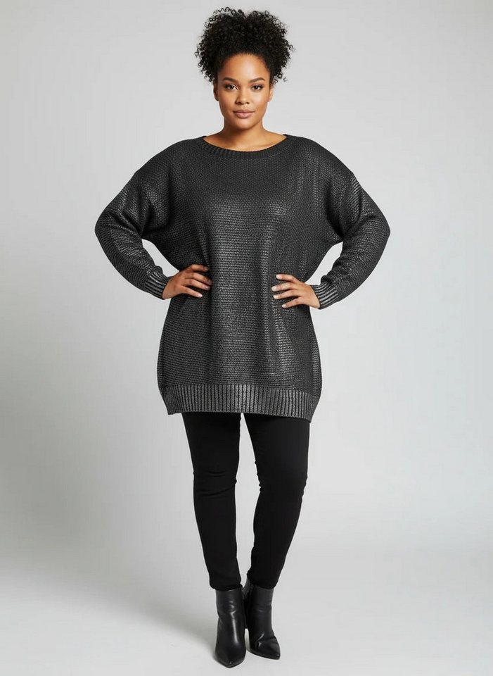 Shape of You Strickpullover Bedruckter Pullover mit Folio-Design Shape of You Strickpullover Bedruckter Pullover mit Folio-Design von Shape of You