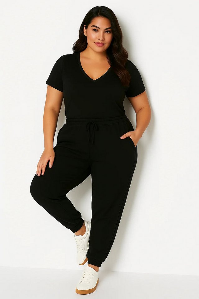 Shape of You Sweatponcho Dehnbare Jogger-Sweatpants Shape of You Sweatponcho Dehnbare Jogger-Sweatpants von Shape of You