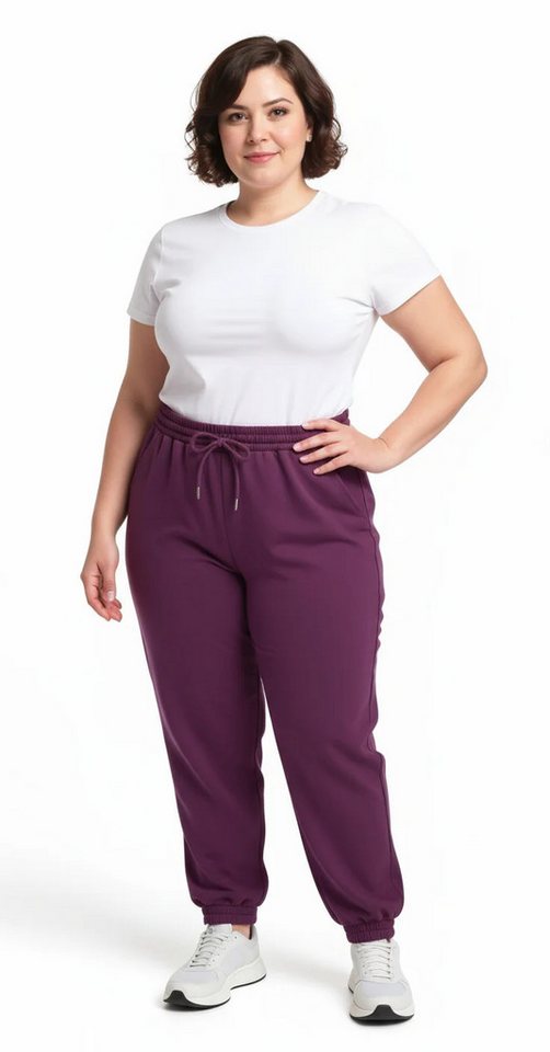 Shape of You Sweatponcho Hochtaillierte Elastik- und Schnür-Sweatpants Shape of You Sweatponcho Hochtaillierte Elastik- und Schnür-Sweatpants von Shape of You