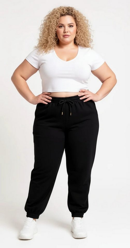 Shape of You Sweatponcho Hochtaillierte Elastik- und Schnür-Sweatpants Shape of You Sweatponcho Hochtaillierte Elastik- und Schnür-Sweatpants von Shape of You