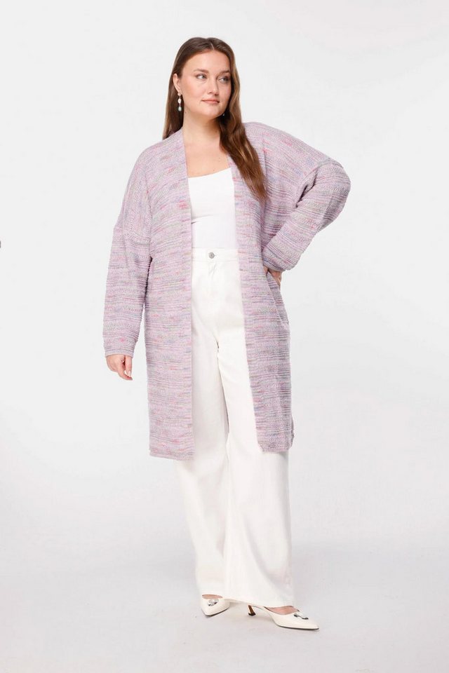 Shape of You Windbreaker Gestreiftes Feinstrick Langarm-Cardigan Shape of You Windbreaker Gestreiftes Feinstrick Langarm-Cardigan von Shape of You