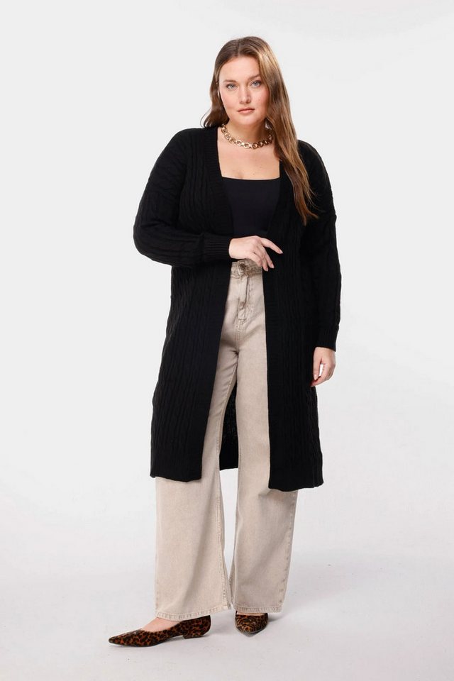 Shape of You Windbreaker Gestricktes Detail Langstrickjacke von Shape of You