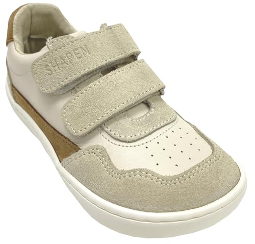 Shapen Stylisch lässige Sneaker mit Minimalsohle/Barfußschuhe Mini RE:Wind in Beige Kids (Beige, EU Schuhgrößensystem, Grundschulkind, Numerisch, M, 31) von Shapen