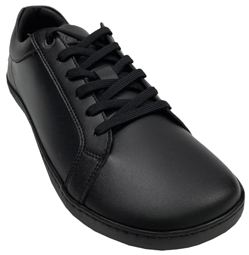 Shapen Veganer Sneaker/Barfußschuhe in Schwarz Barefoot Modell Feelin Uni (Black, EU Schuhgrößensystem, Erwachsene, Numerisch, M, 40) von Shapen