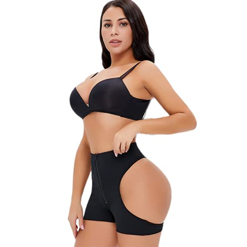 Shapewear Damen Butt Lifter Kolben-Heber Höschen Boyshorts Unterwäsche Miederhose Figurformender S-6XL(Size:S) von Shapewear