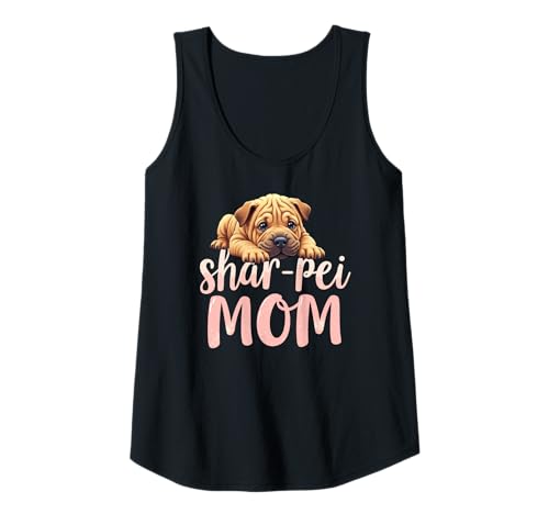 Damen Shar Pei Mama Hund Shar-Pei Mama Süßer Welpe Tank Top Damen Shar Pei Mama Hund Shar-Pei Mama Süßer Welpe Tank Top von Shar Pei Fun Designs