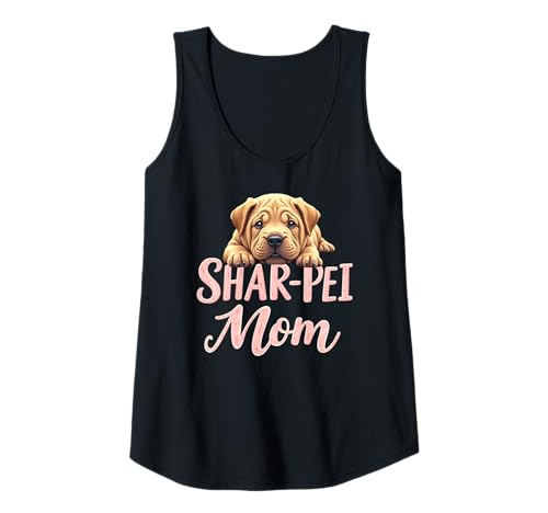 Damen Shar Pei Mama Hund Shar-Pei Mama Süßer Welpe Tank Top Damen Shar Pei Mama Hund Shar-Pei Mama Süßer Welpe Tank Top von Shar Pei Fun Designs