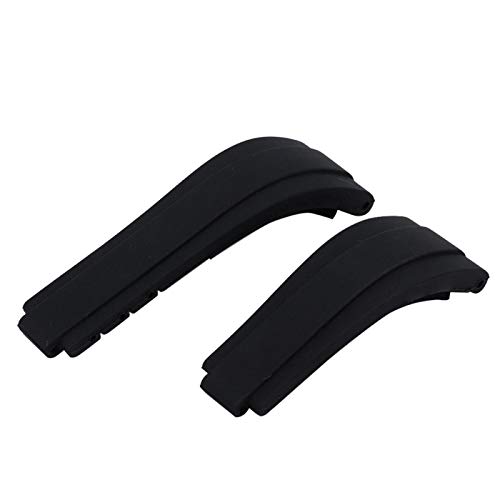 Sharainn Uhrenarmband, Silikon, Schwarz, 7,5 cm + 6 cm, Standard, Wasserdicht, Kratzfest, Schweißresistent, Schnalle, Geeignet für Submariner Sharainn Uhrenarmband, Silikon, Schwarz, 7,5 cm + 6 cm, Standard, Wasserdicht, Kratzfest, Schweißresistent, Schnalle, Geeignet für Submariner von Sharainn