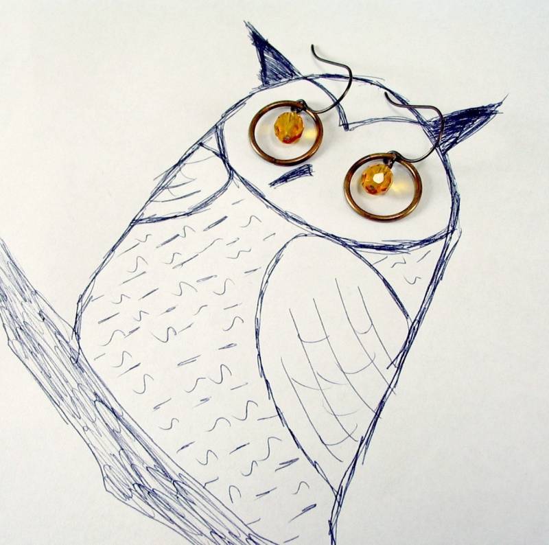 Goldene Hoop Ohrringe von ShareMyMoon