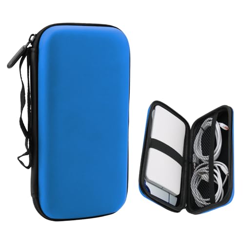 Power Bank Case Stoßfest Tragetasche Reise Kabel Organizer Festplattenkoffer Reisetaschen Organizer EVA Tech Pouch Multifunktionale Kabeltasche für Elektronik Reisen Essentials Zubehör, blau, modisch Power Bank Case Stoßfest Tragetasche Reise Kabel Organizer Festplattenkoffer Reisetaschen Organizer EVA Tech Pouch Multifunktionale Kabeltasche für Elektronik Reisen Essentials Zubehör, blau, modisch von Sharelove