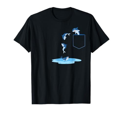 Shark Pocket Animal Pets Lustiger Hai Herren Damen Kinder T-Shirt Shark Pocket Animal Pets Lustiger Hai Herren Damen Kinder T-Shirt von Shark Apparel Shark Costume Tee´s