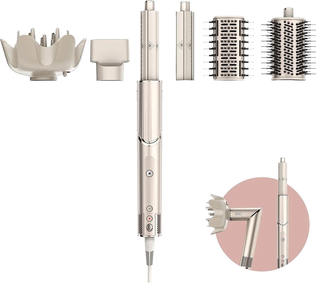 Shark Multihaarstyler Shark FlexStyle 5-in-1 Haarstyler und -trockner HD440 Shark Multihaarstyler Shark FlexStyle 5-in-1 Haarstyler und -trockner HD440 von Shark