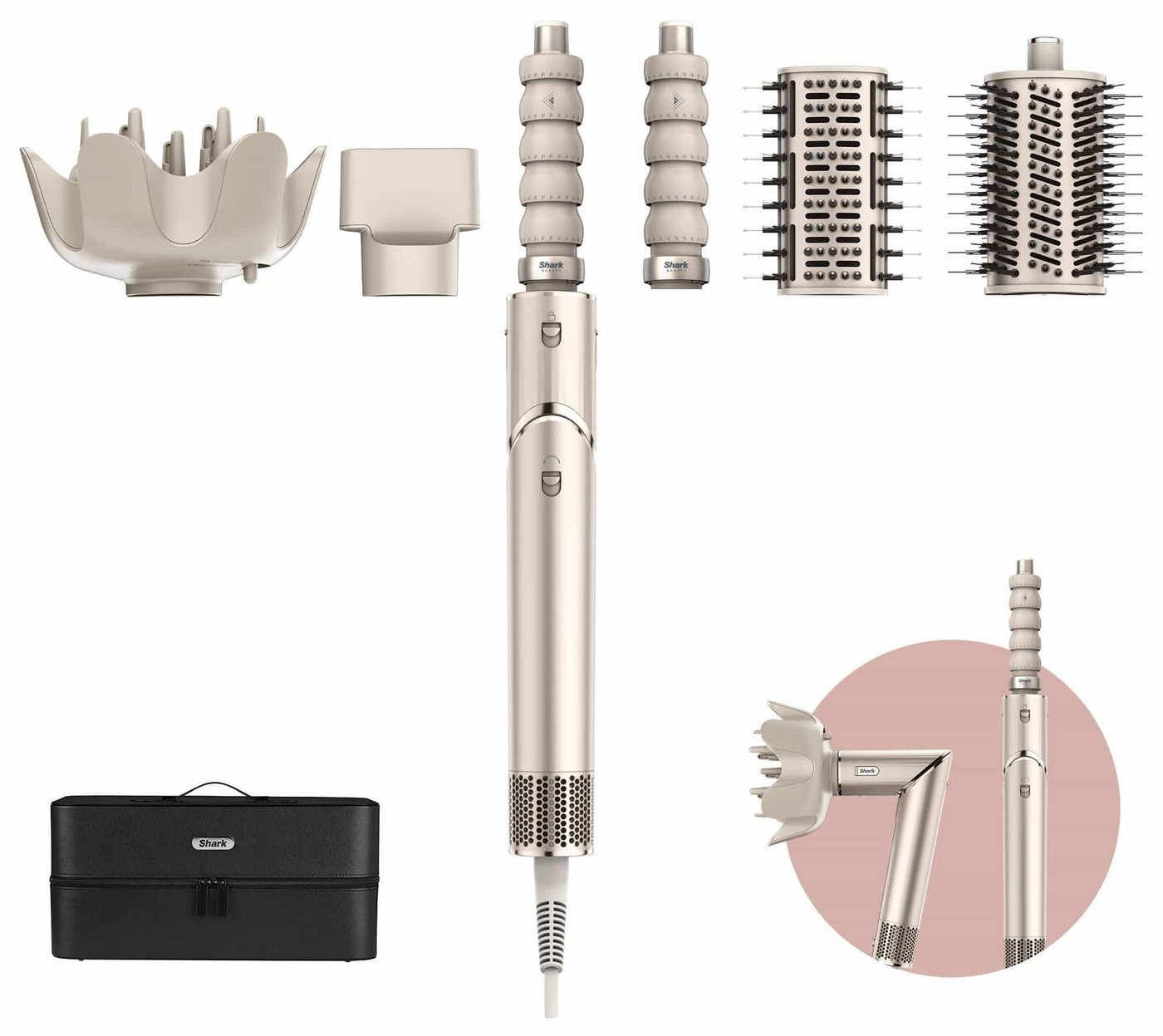 Shark Multihaarstyler Shark FlexStyle 5-in-1 Haarstyler und -trockner HD446SLEU Shark Multihaarstyler Shark FlexStyle 5-in-1 Haarstyler und -trockner HD446SLEU von Shark