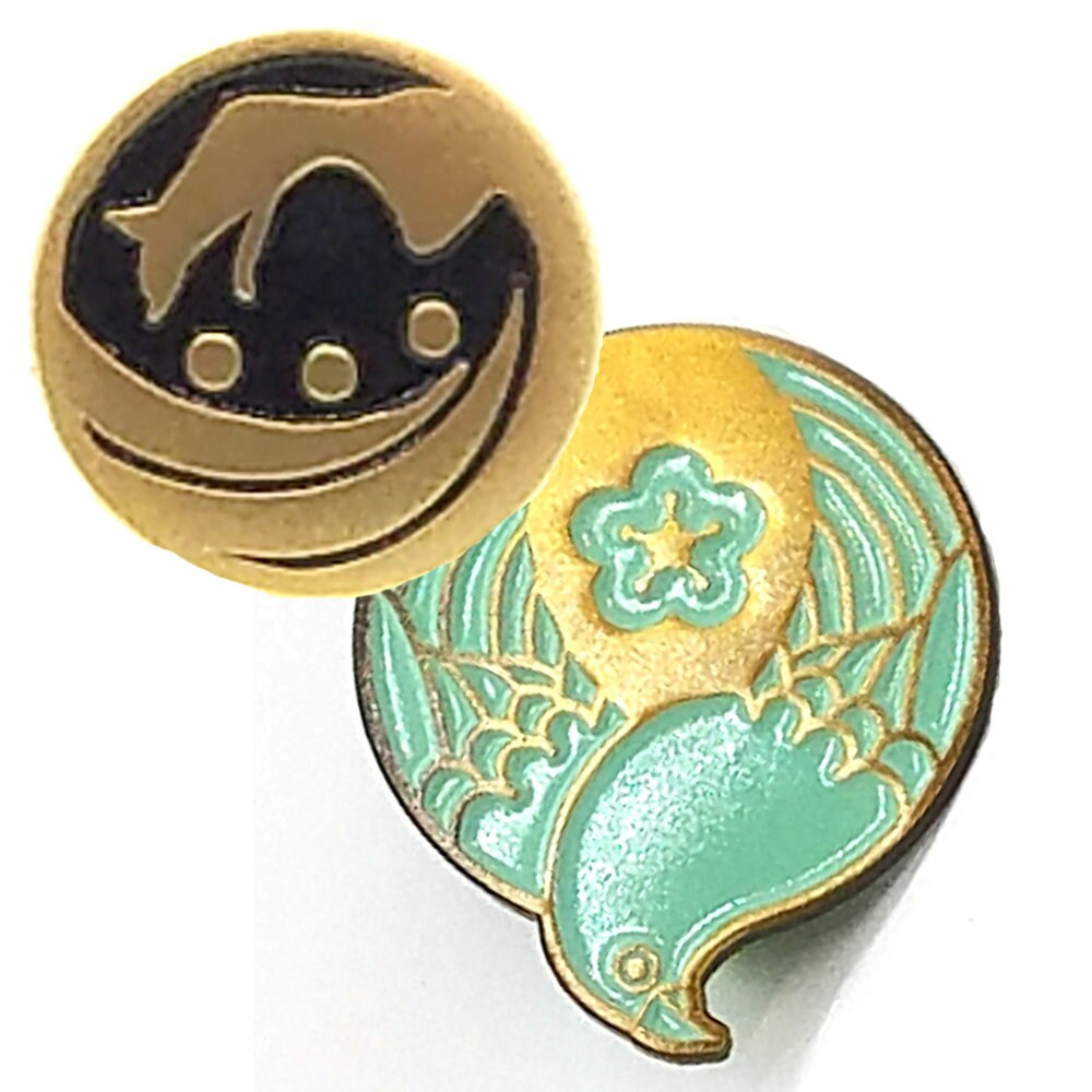 Touken Ranbu Misprint Emaille Pins von SharkandSword