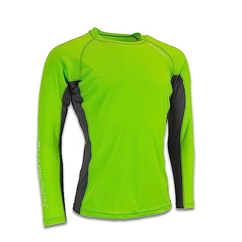 Sharkskin Rapid Dry Langarm-Top, lockere Passform, Herren, Grün/Anthrazit, XX-Large Sharkskin Rapid Dry Langarm-Top, lockere Passform, Herren, Grün/Anthrazit, XX-Large von Sharkskin