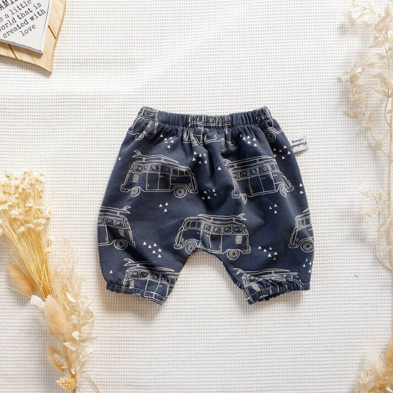 Bloomer - Dunkelblau Busse Von Sharlene Babymode Handmade in Germany Baby Hose von SharleneBabymode