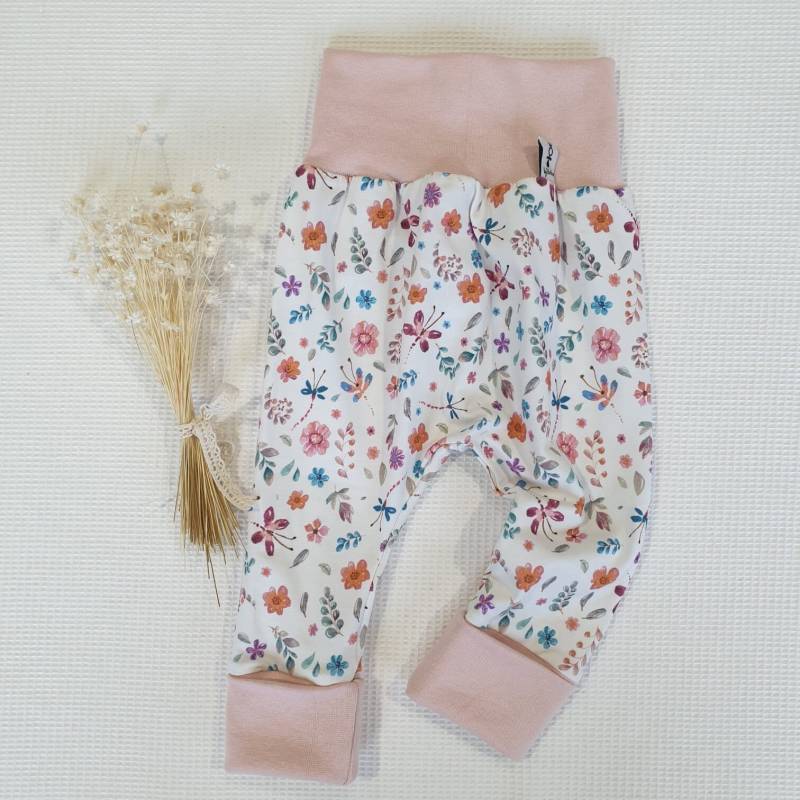 Flower Power | Rose - Mitwachshose Von Sharlene Babymode Handmade in Germany Baby Hose von SharleneBabymode