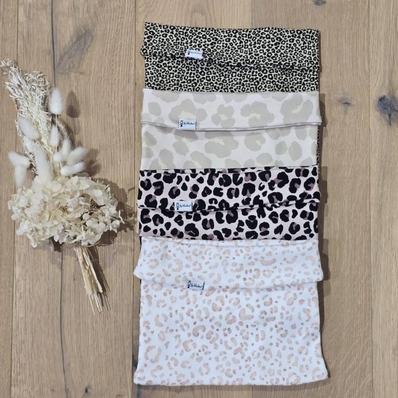 Gefütterter Loop Schlauchschal Schal - Verschiedene Leo Muster Für Mama & Kind Von Sharlene Babymode von SharleneBabymode