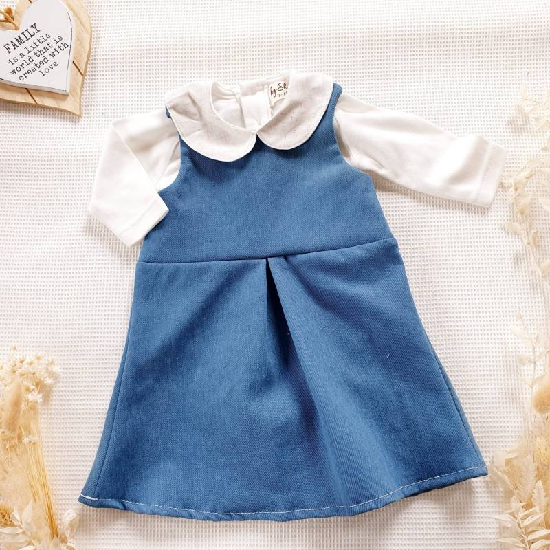 Mädchen Set - Body Und Jeans Kleid Von Sharlene Babymode Handmade in Germany von SharleneBabymode