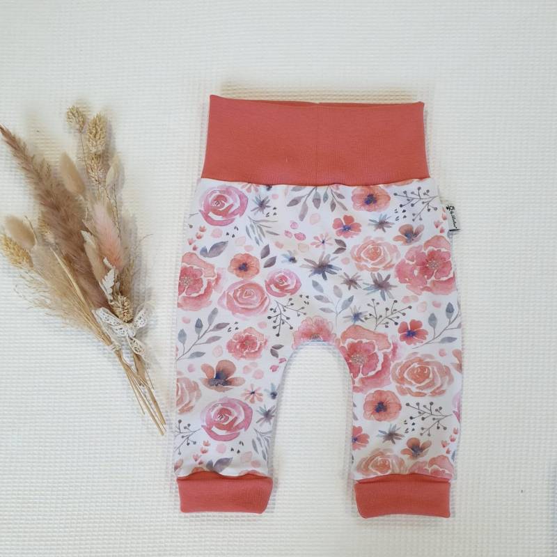 Peach Rosen | Peach - Jogger Pants Von Sharlene Babymode Handmade in Germany Baby Hose von SharleneBabymode