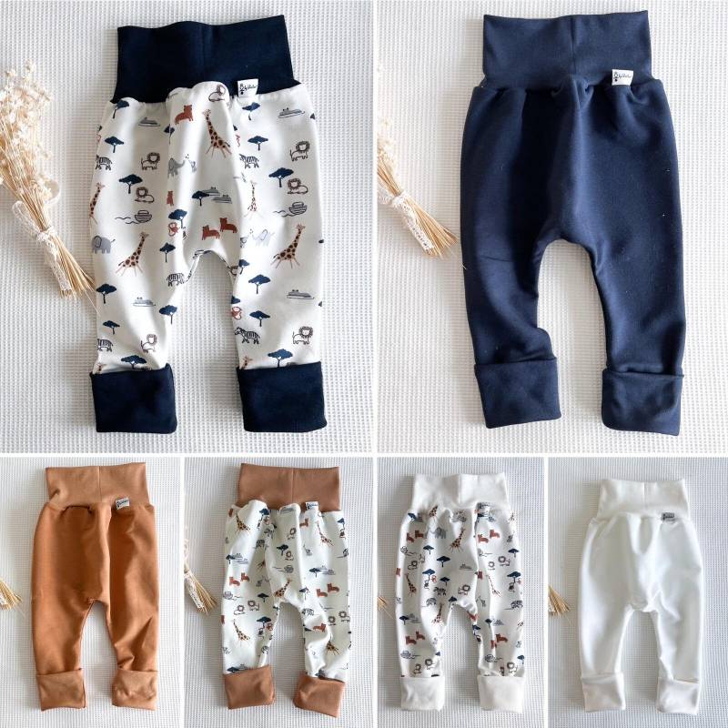 Safari - Mitwachshose Von Sharlene Babymode Handmade in Germany Baby Hose Kinderhose von SharleneBabymode