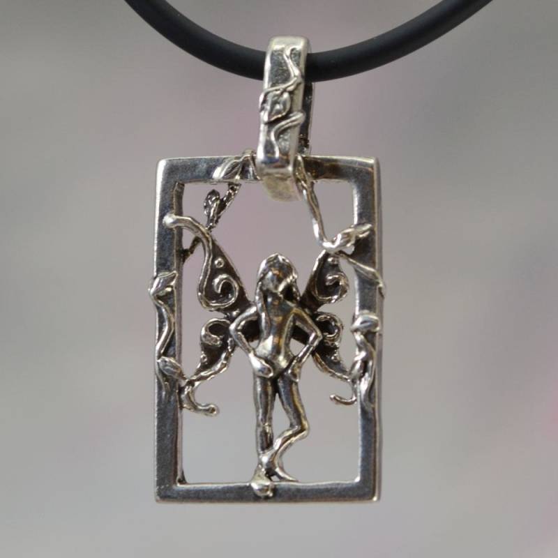 Feen Wichtel Fantasy Schmuck Anhänger in Sterling Silber Feen Wichtel Fantasy Schmuck Anhänger in Sterling Silber von SharonBerkanDentART