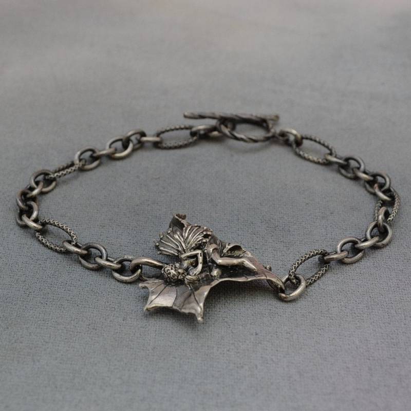 sterling Silber Faerie Armband, Sycamore sterling Silber Faerie Armband, Sycamore von SharonBerkanDentART