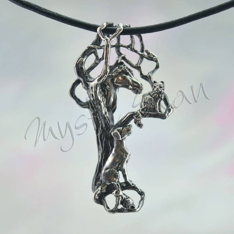 sterling Silber Tier Schmuck, Pferd, Hund, Katze Und Kaninchen Anhänger, Freunde Halskette, Fördert Die Menschliche Gesellschaft von SharonBerkanDentART